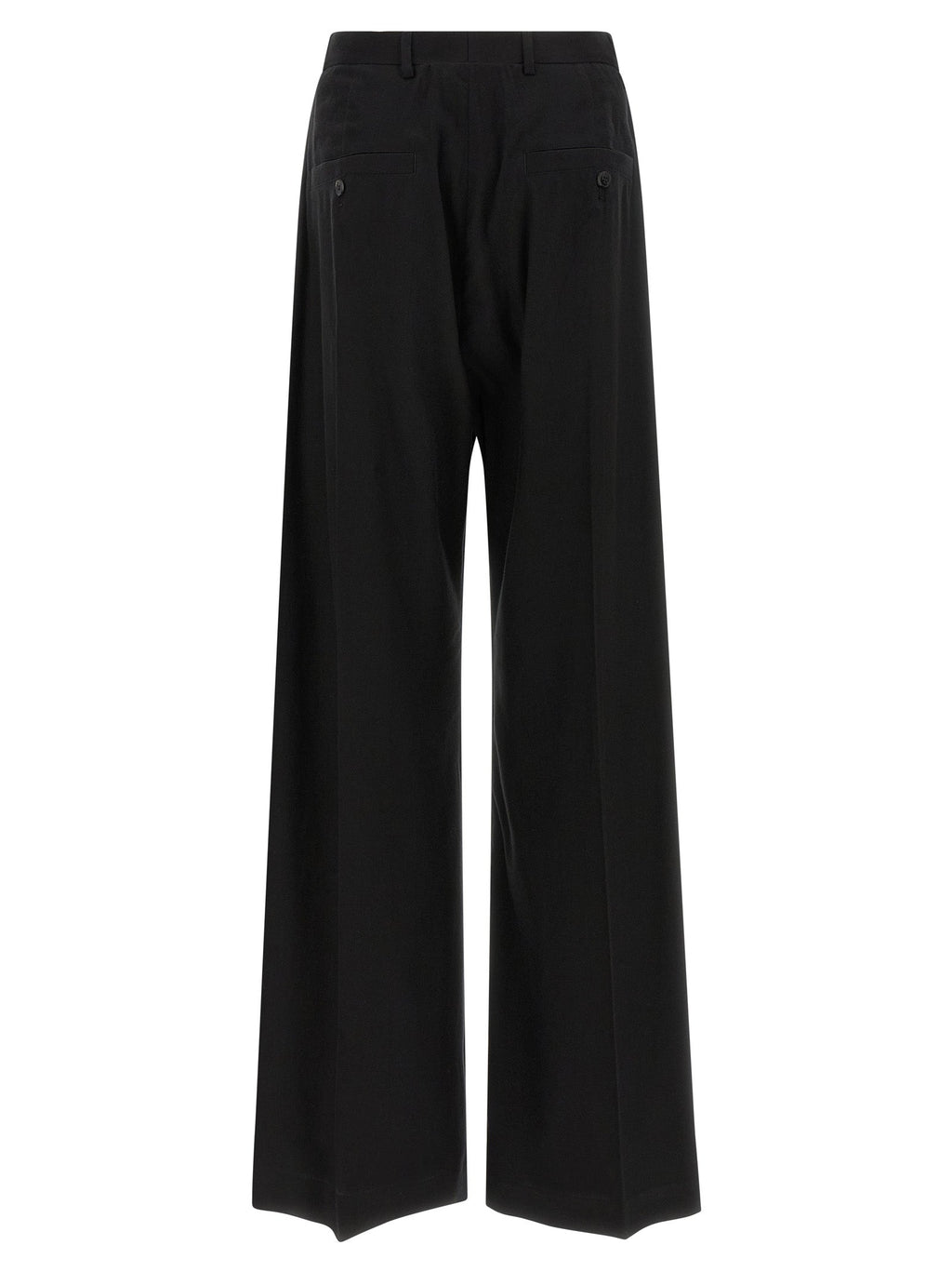 Rick Owens Black Cotton Pants