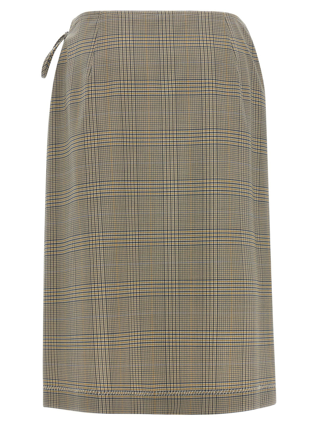 Marni Gray Polyester Midi Skirt