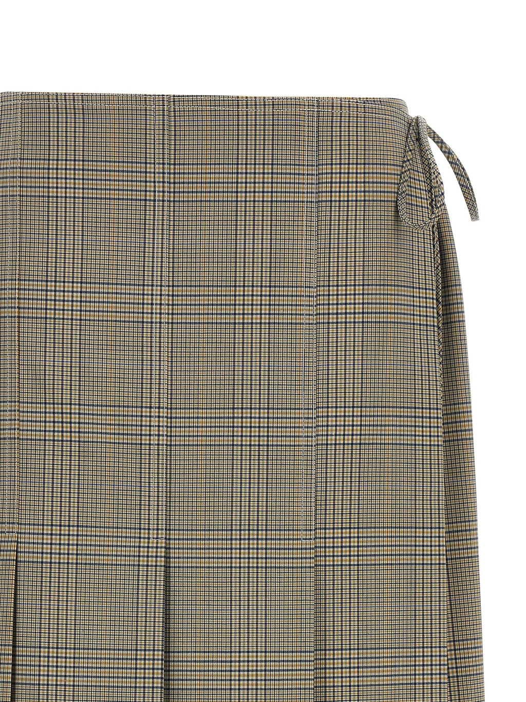 Marni Gray Polyester Midi Skirt