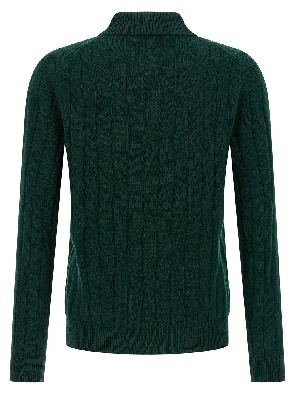 ZANONE Bicolor Virgin Wool Polo Shirt