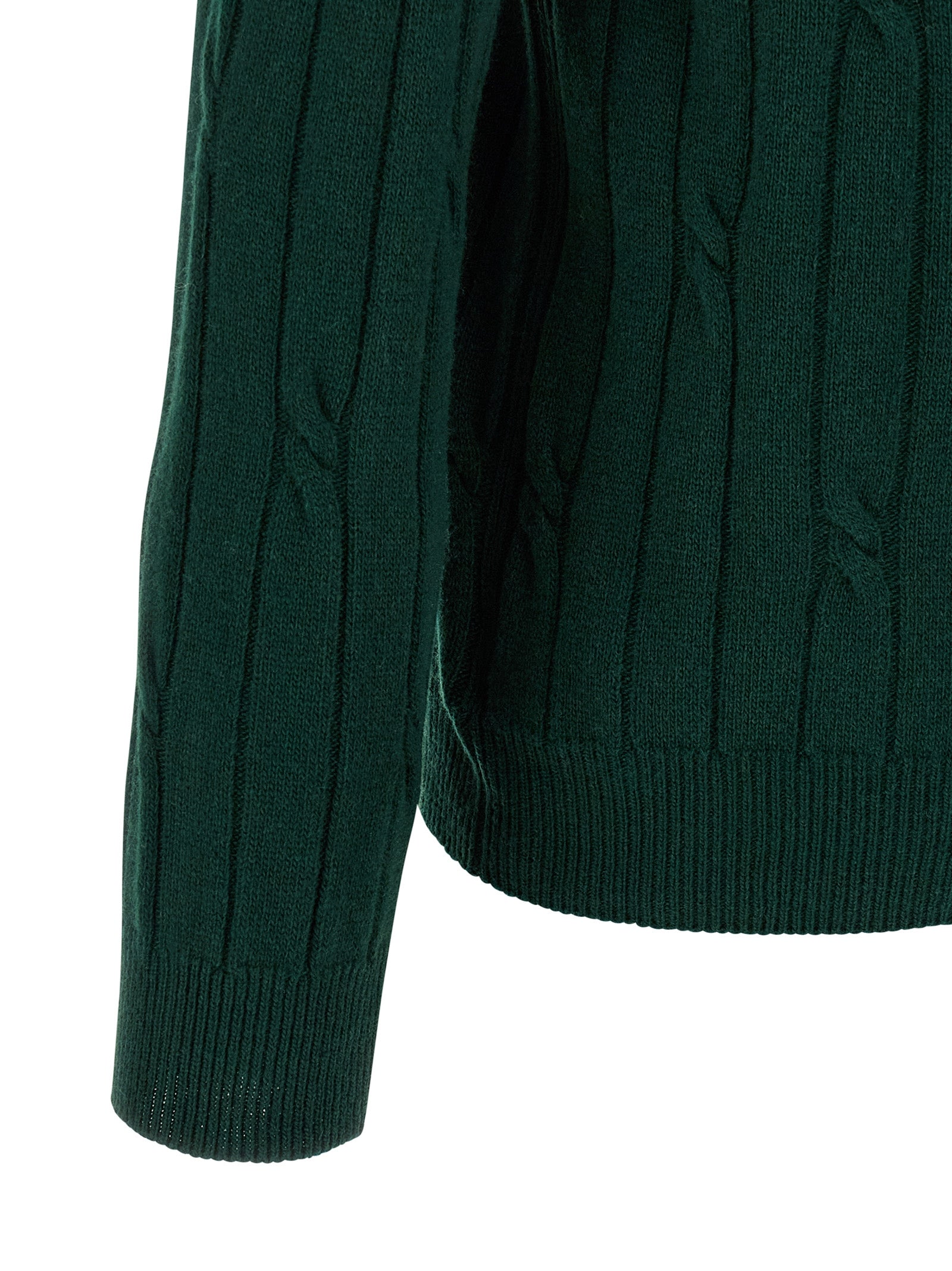 ZANONE Bicolor Virgin Wool Polo Shirt