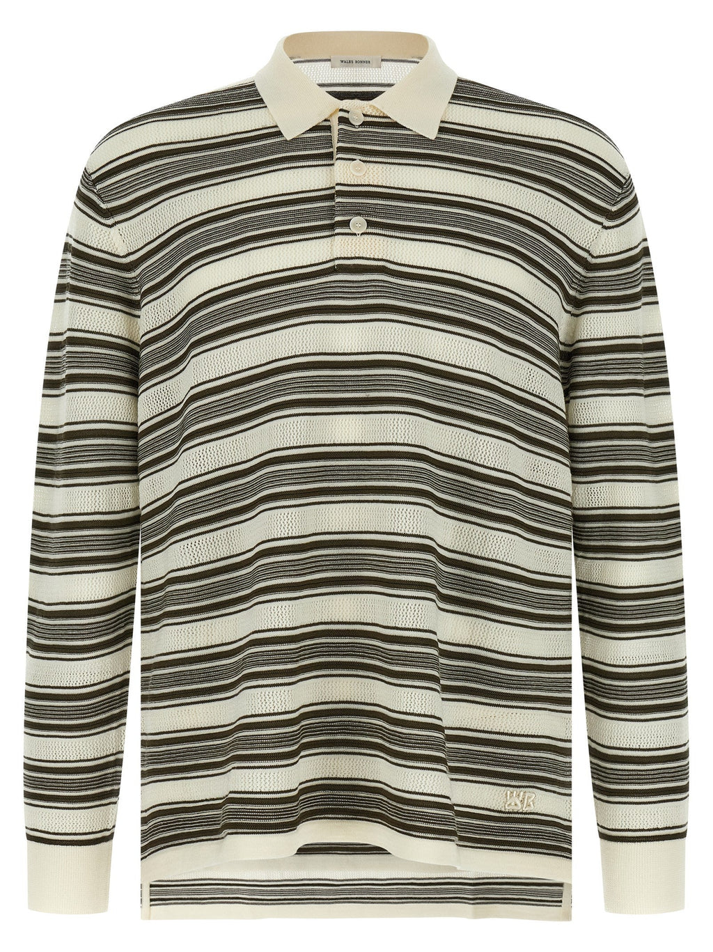 WALES BONNER Multicolor Wool Polo Shirt
