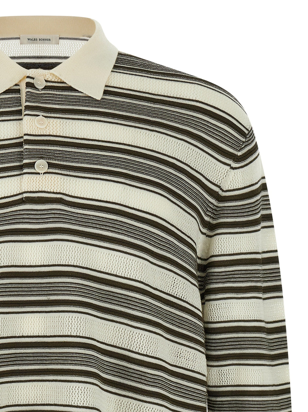 WALES BONNER Multicolor Wool Polo Shirt
