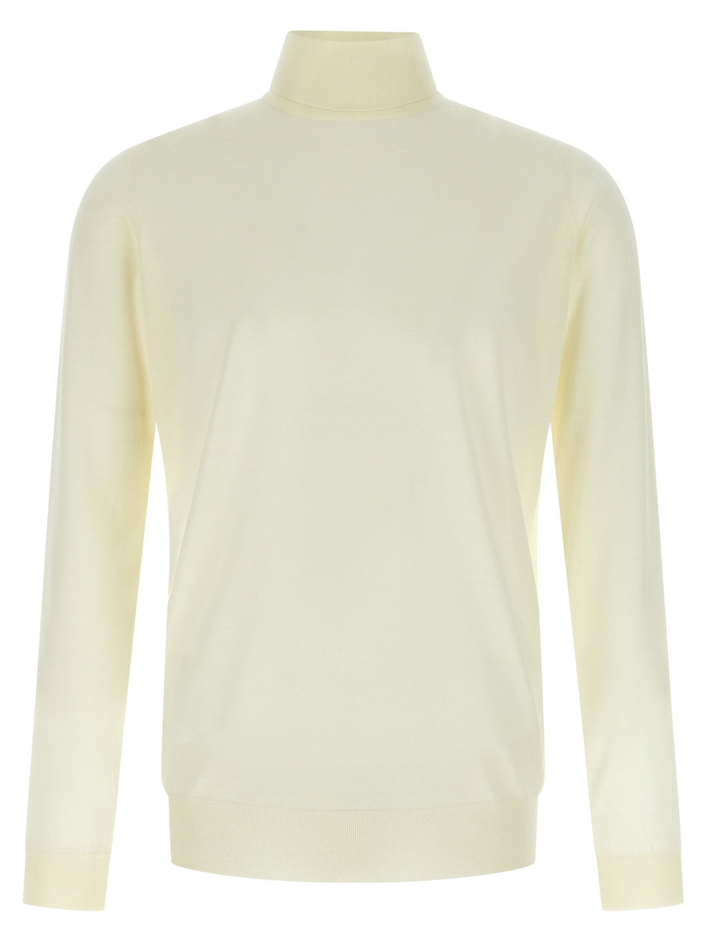 JOHN SMEDLEY Black Merino Wool Cardigan