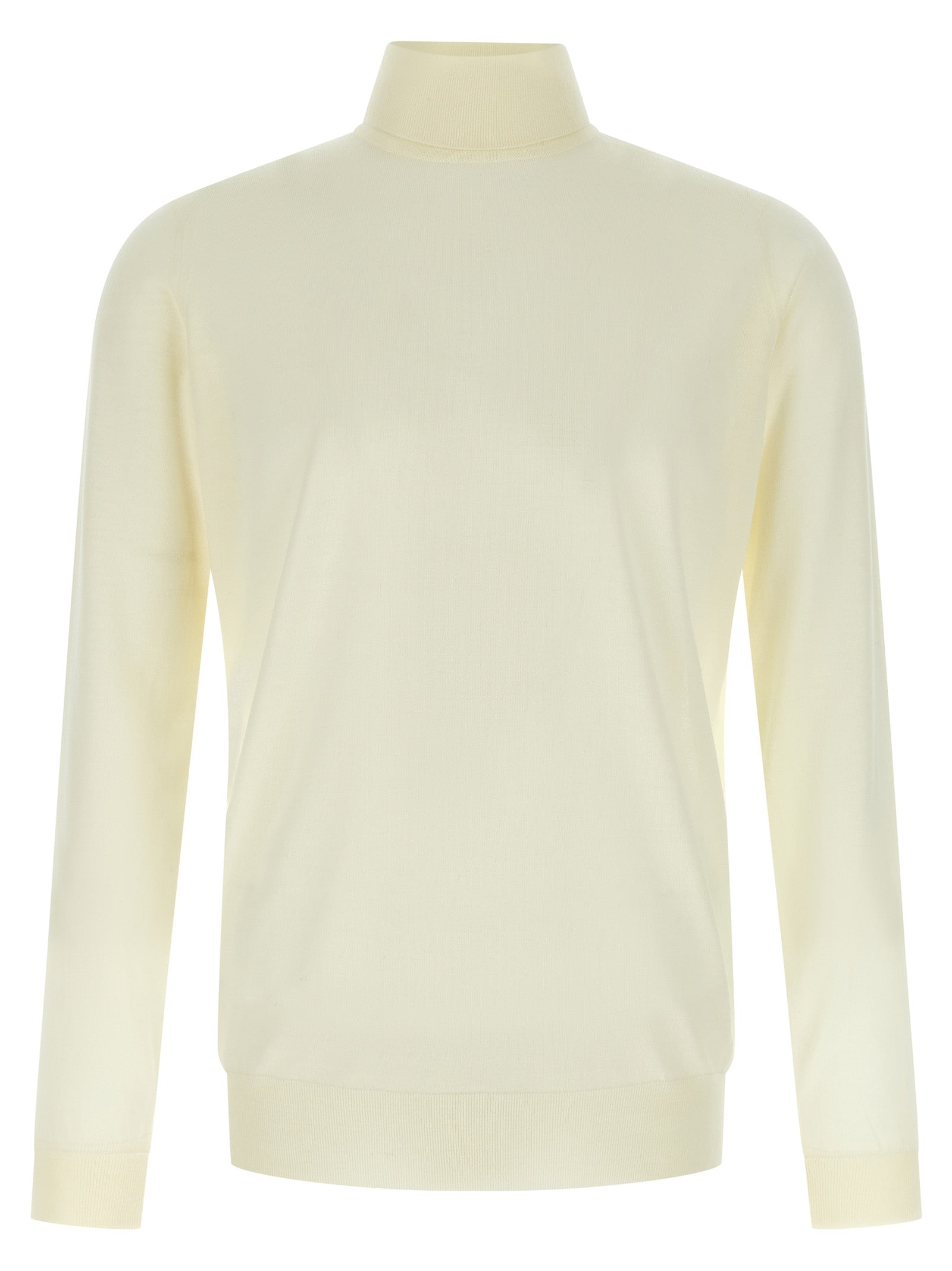 JOHN SMEDLEY Black Merino Wool Cardigan