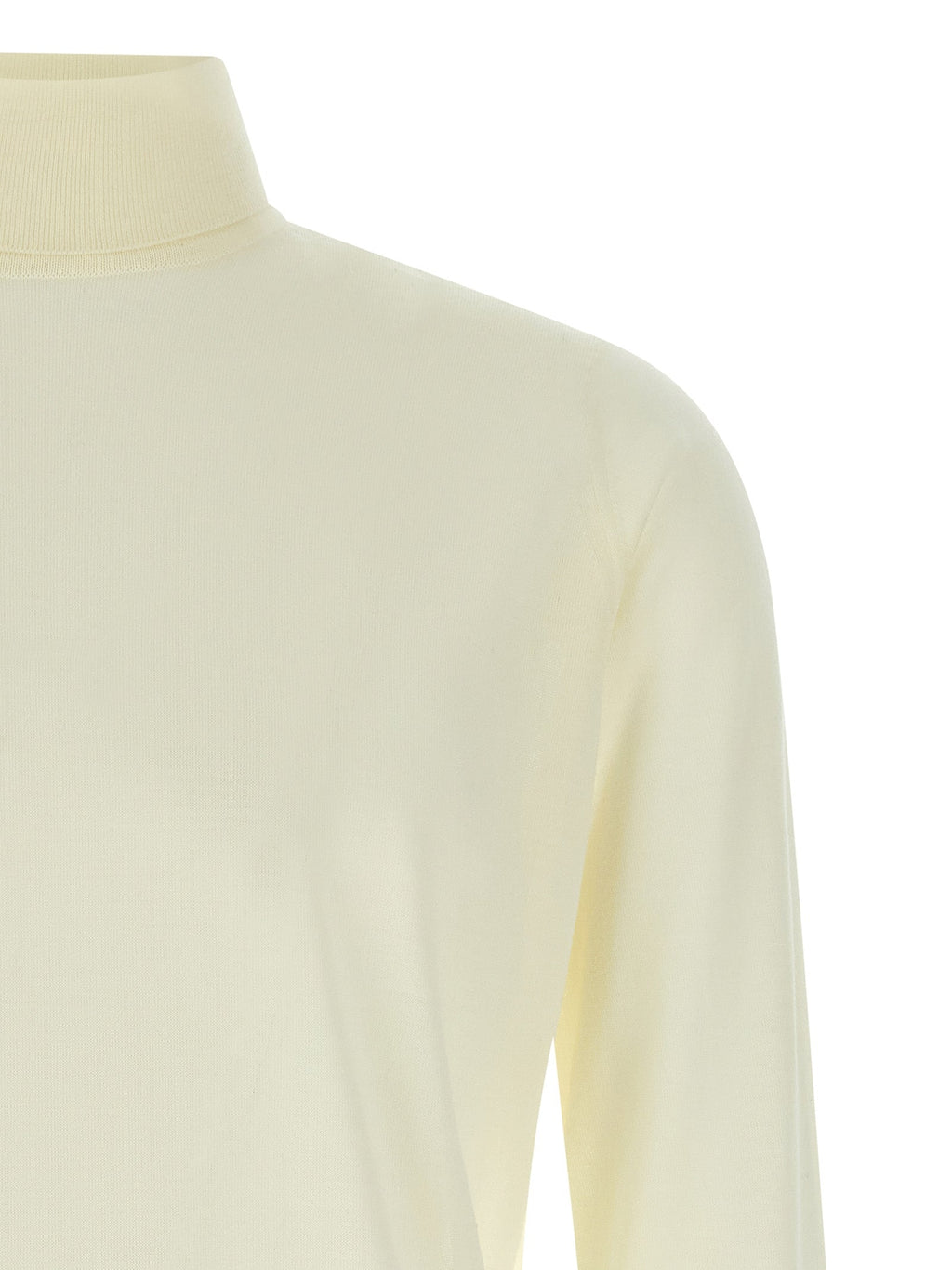 JOHN SMEDLEY Black Merino Wool Cardigan
