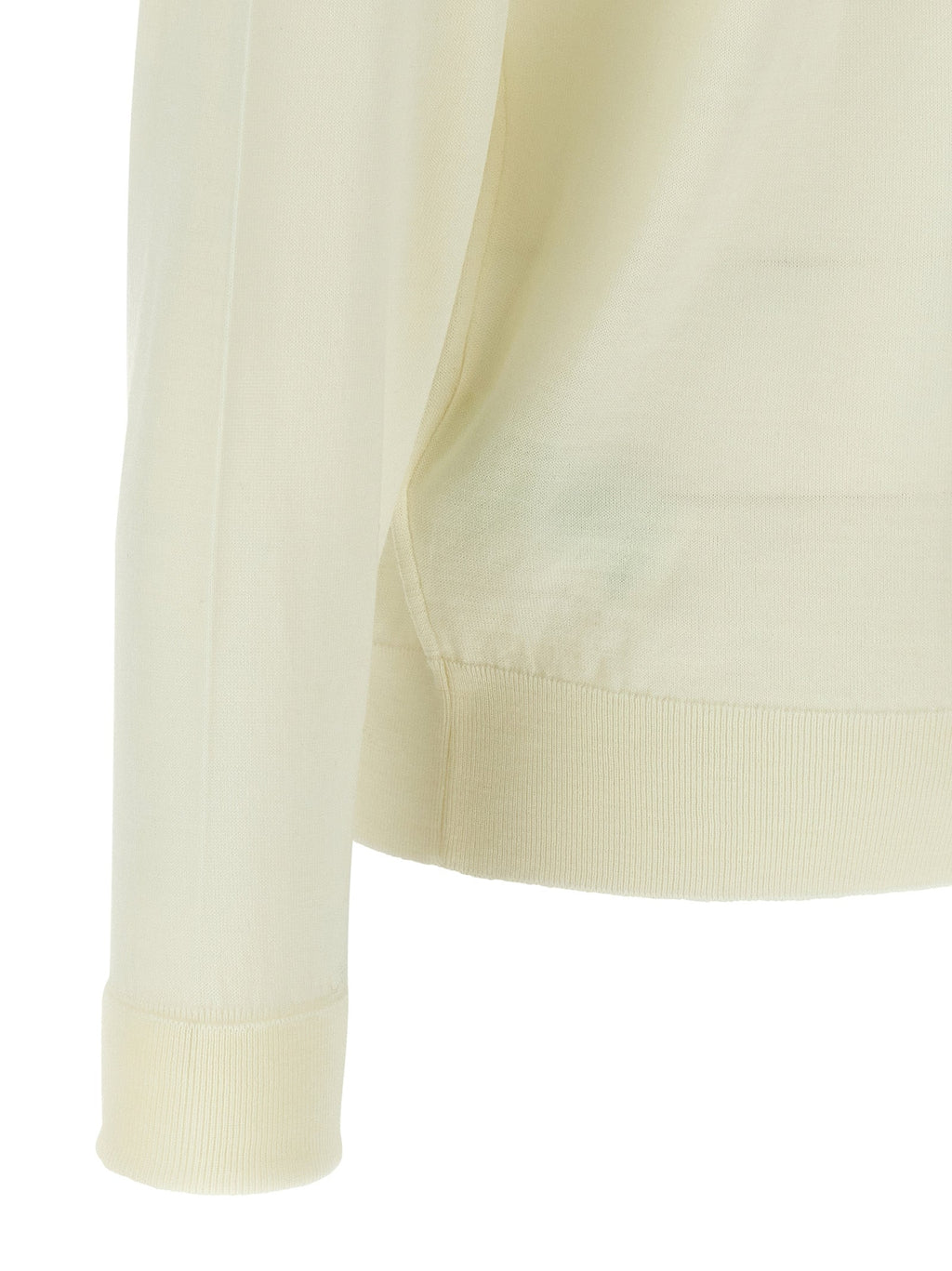 JOHN SMEDLEY Black Merino Wool Cardigan