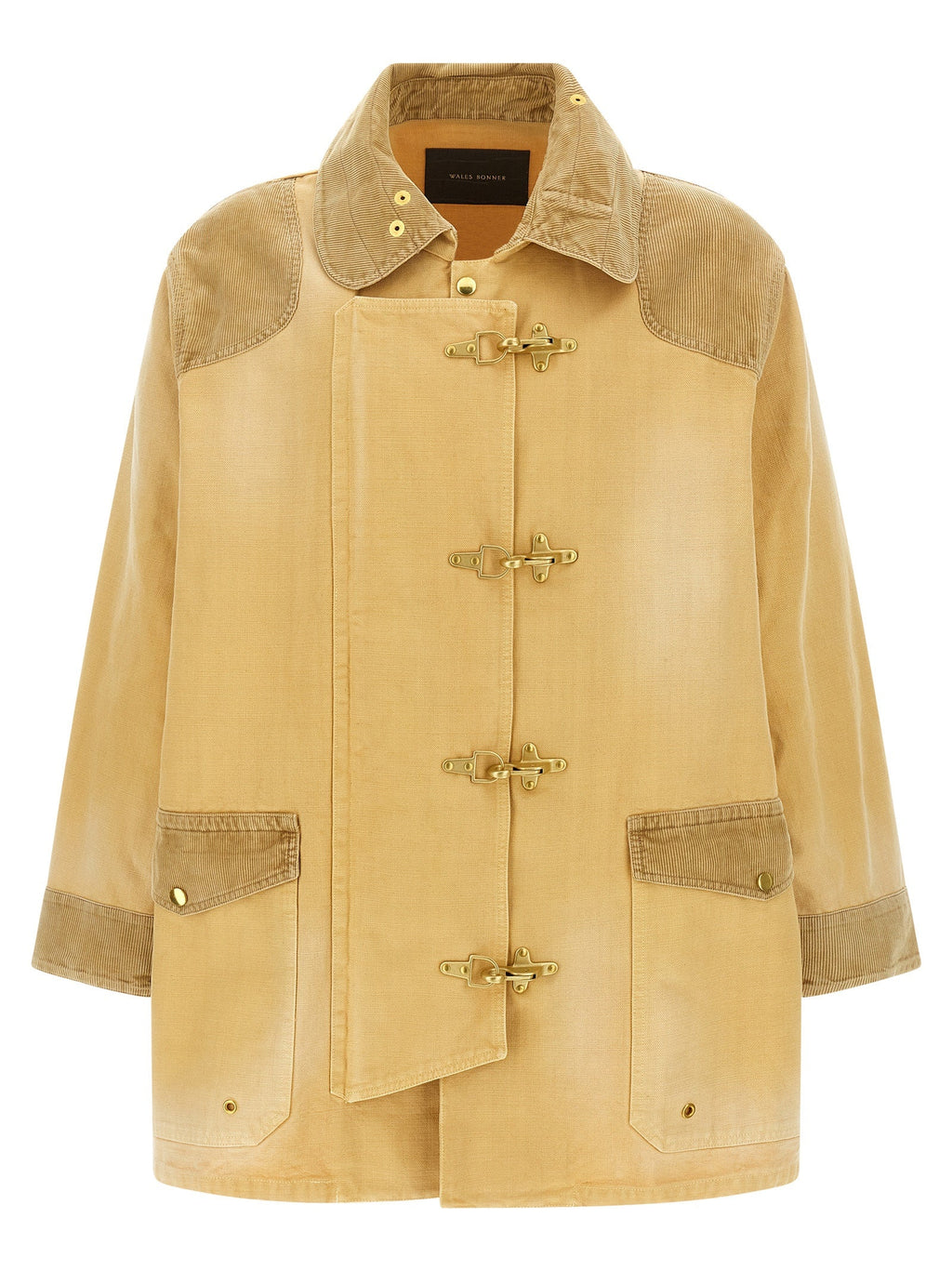 WALES BONNER Beige Cotton Coat