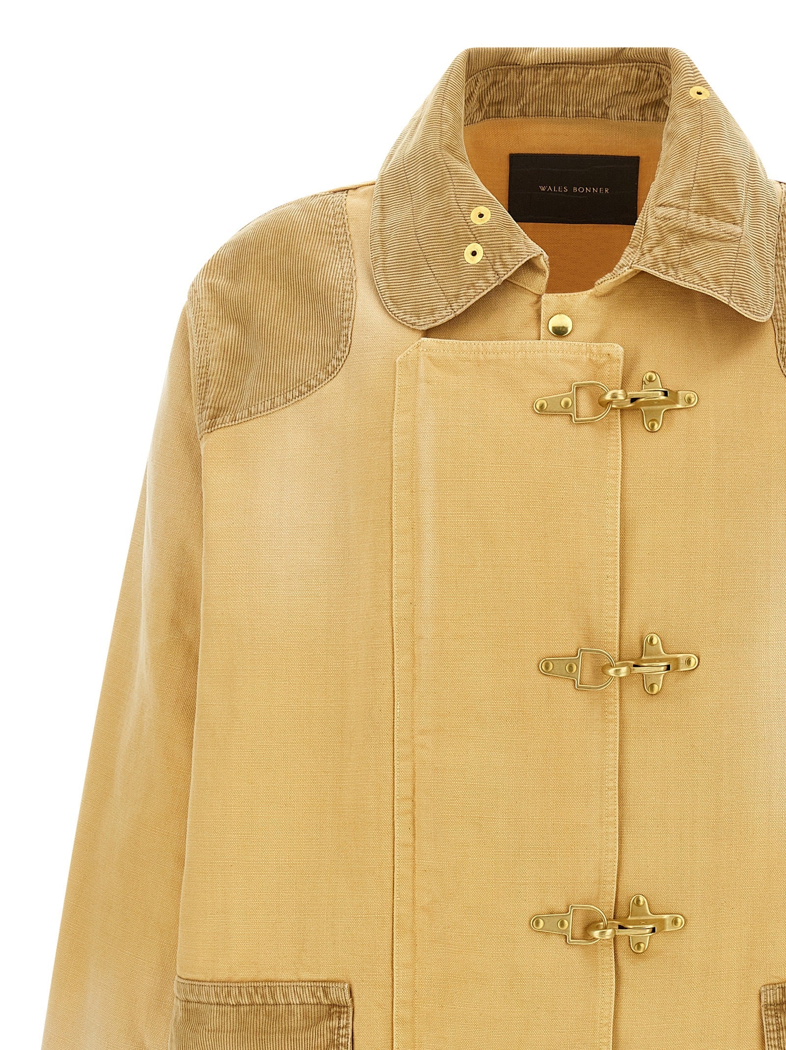 WALES BONNER Beige Cotton Coat
