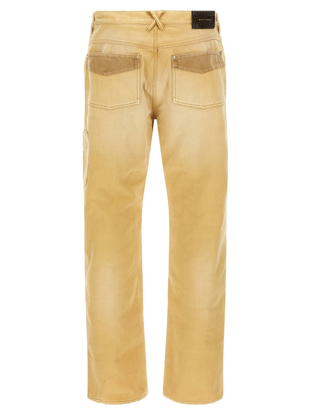 WALES BONNER Beige Cotton Casual Pants