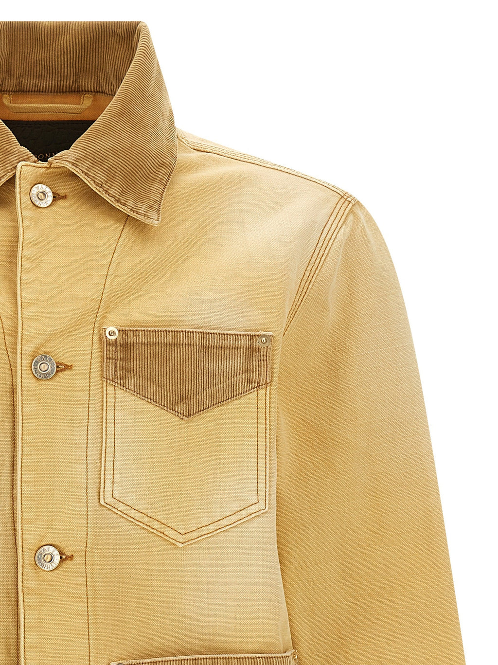 WALES BONNER Beige Cotton Denim Jacket