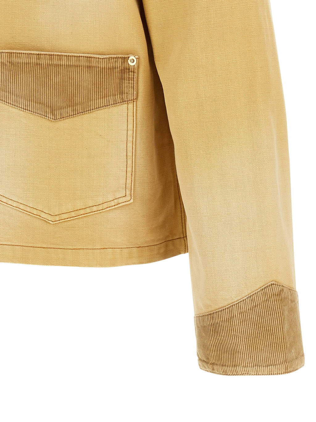 WALES BONNER Beige Cotton Denim Jacket