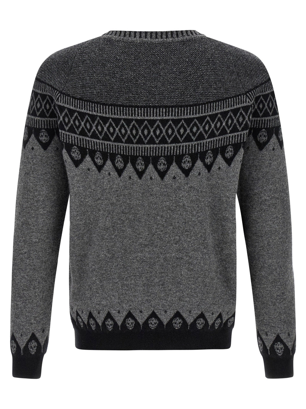 Alexander McQueen Gray Wool Cardigan
