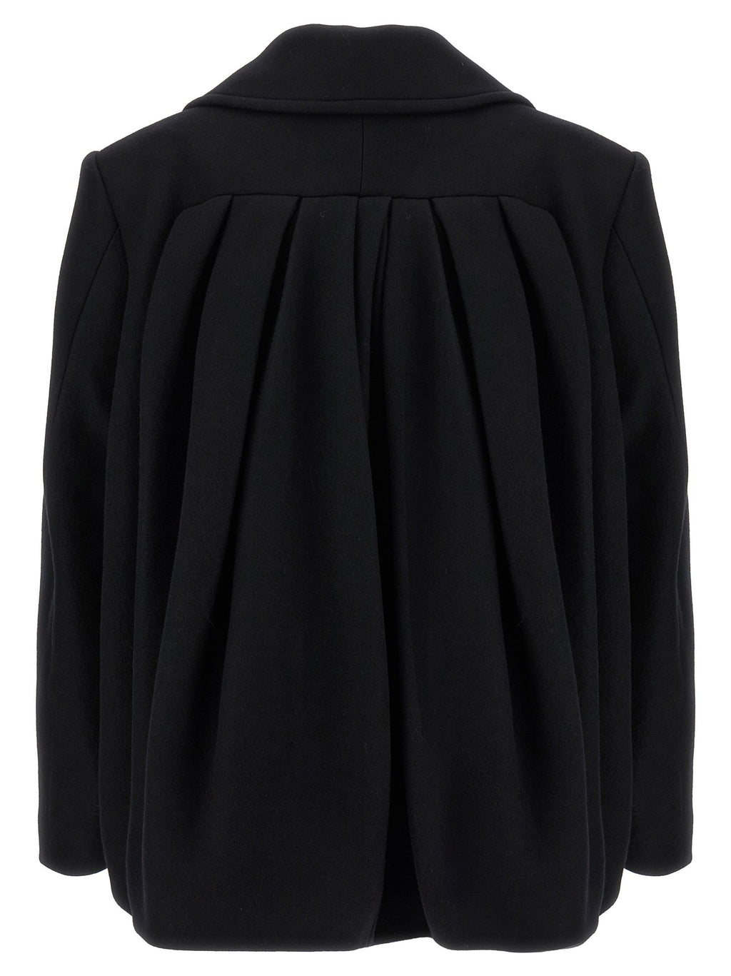 Dries Van Noten Black Wool Coat