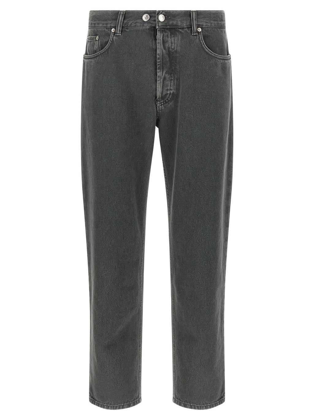 Department 5 Gray Cotton Cropped Jeans