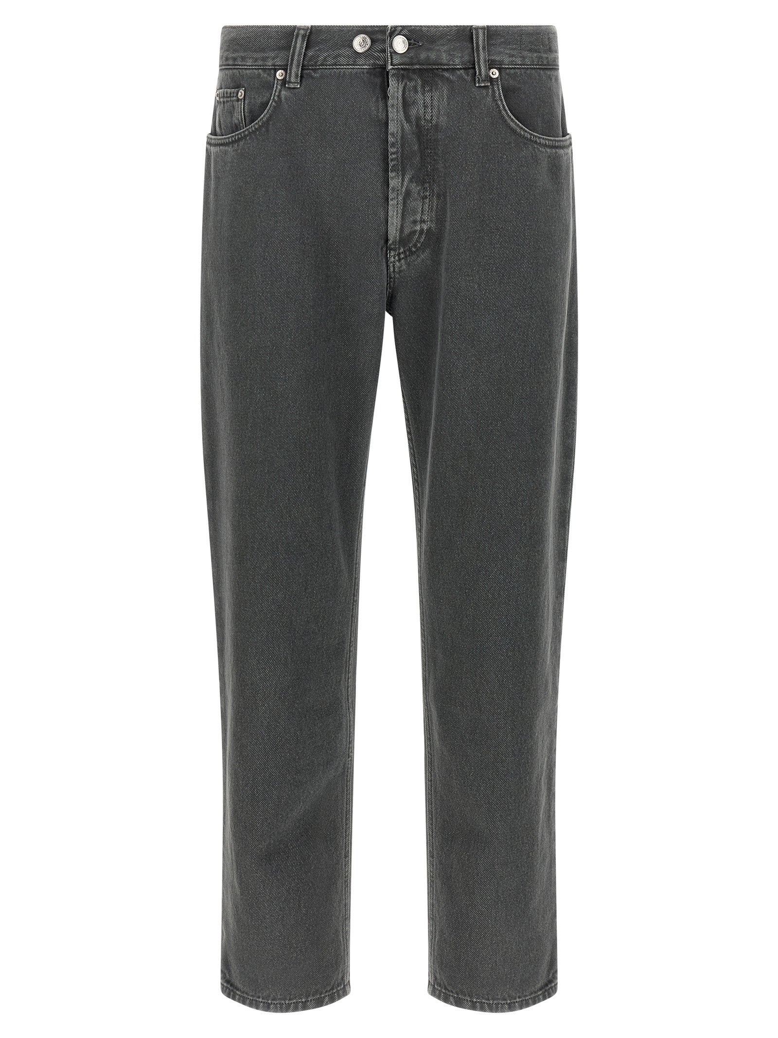 Department 5 Gray Cotton Cropped Jeans