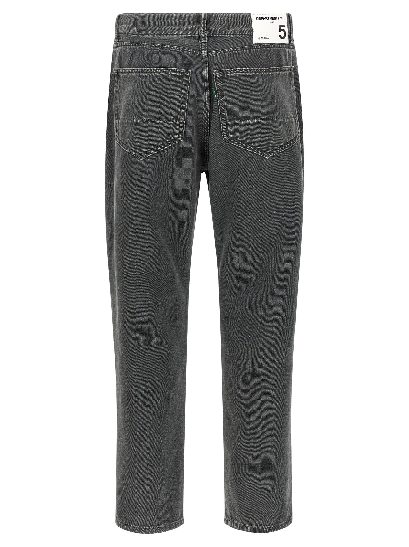 Department 5 Gray Cotton Cropped Jeans
