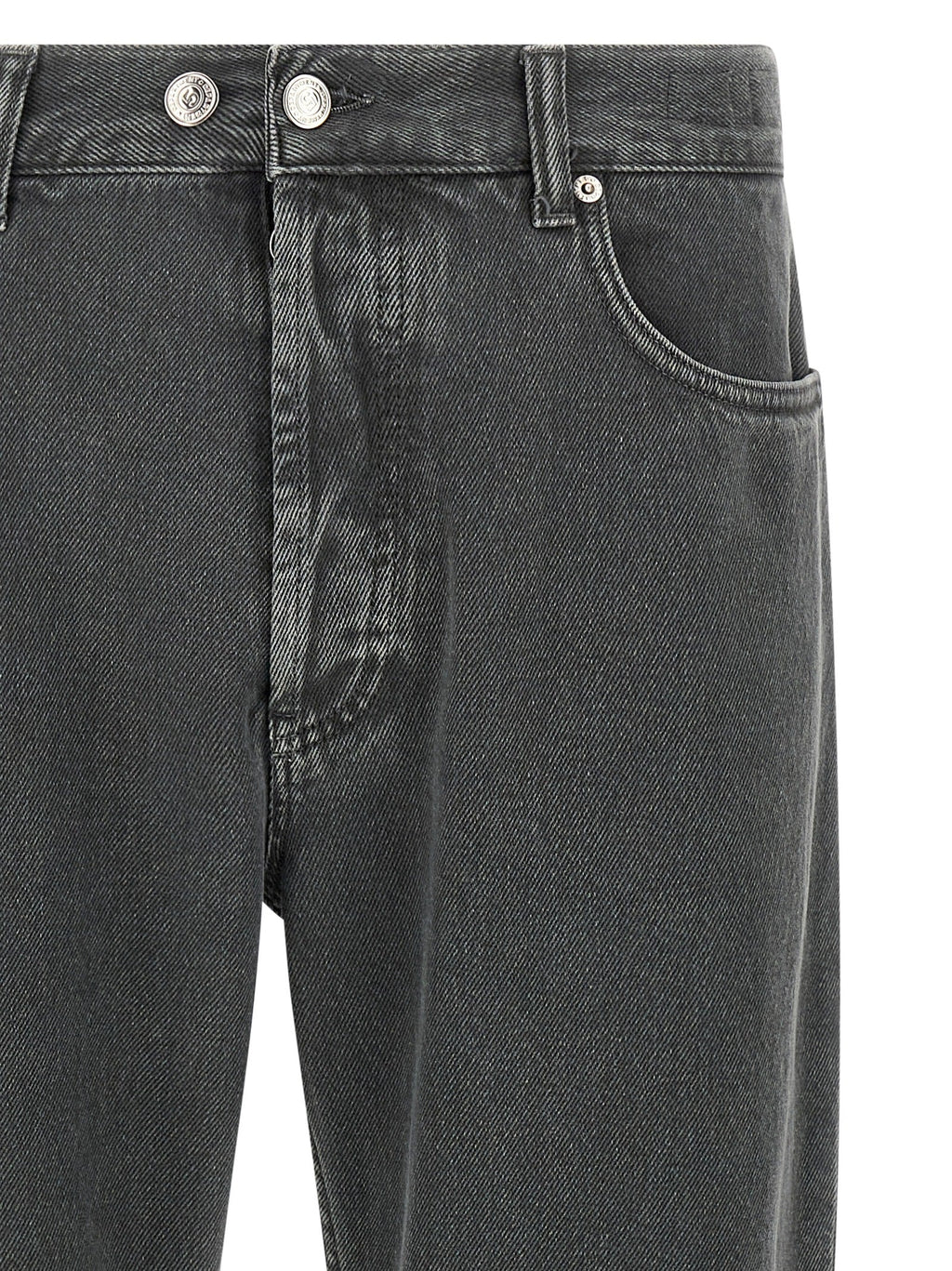 Department 5 Gray Cotton Cropped Jeans