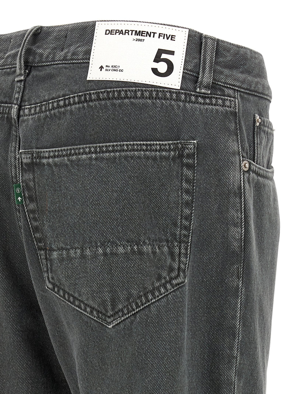 Department 5 Gray Cotton Cropped Jeans