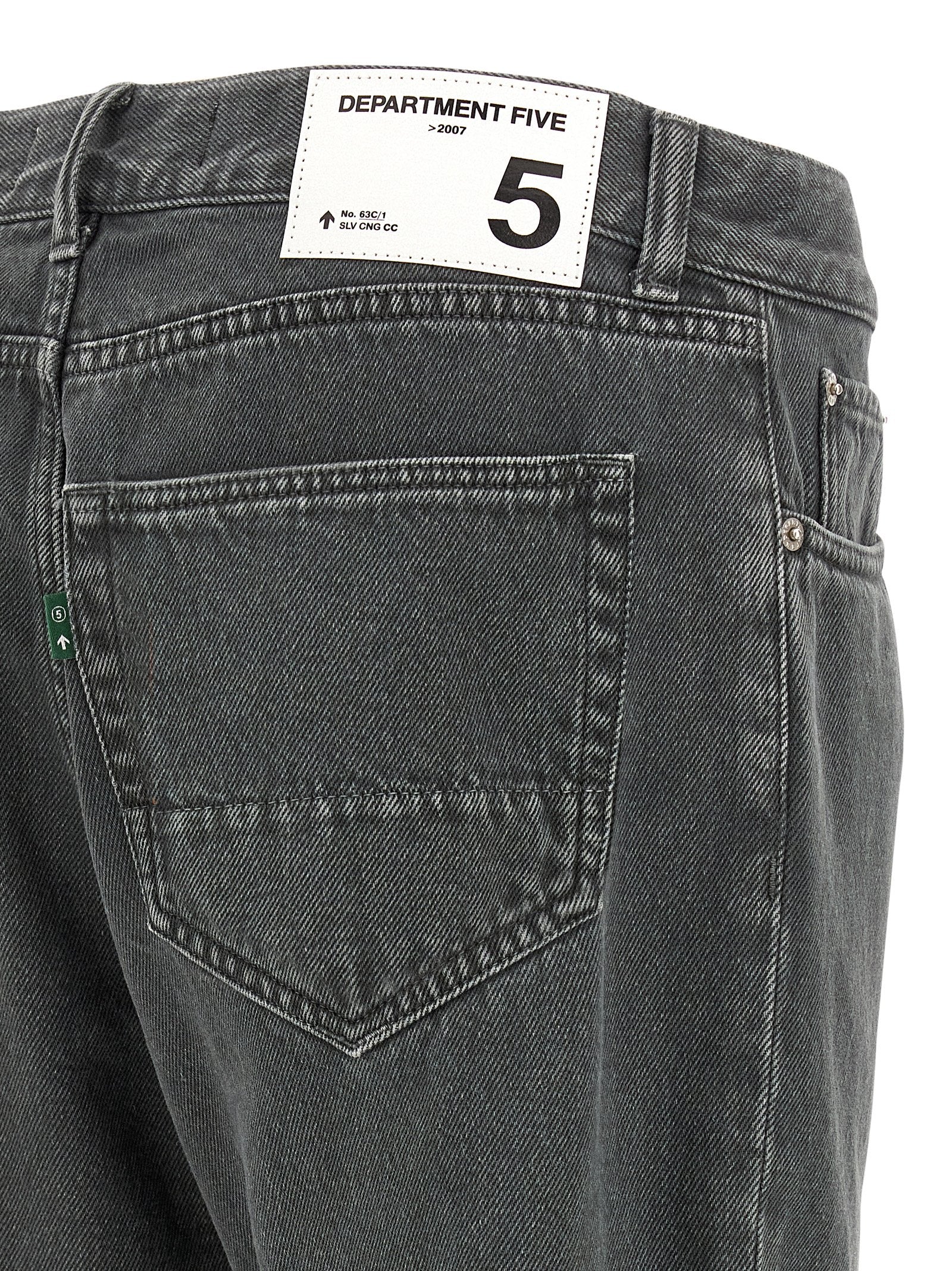 Department 5 Gray Cotton Cropped Jeans