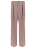 Dries Van Noten Multicolor Wool Dress Pants