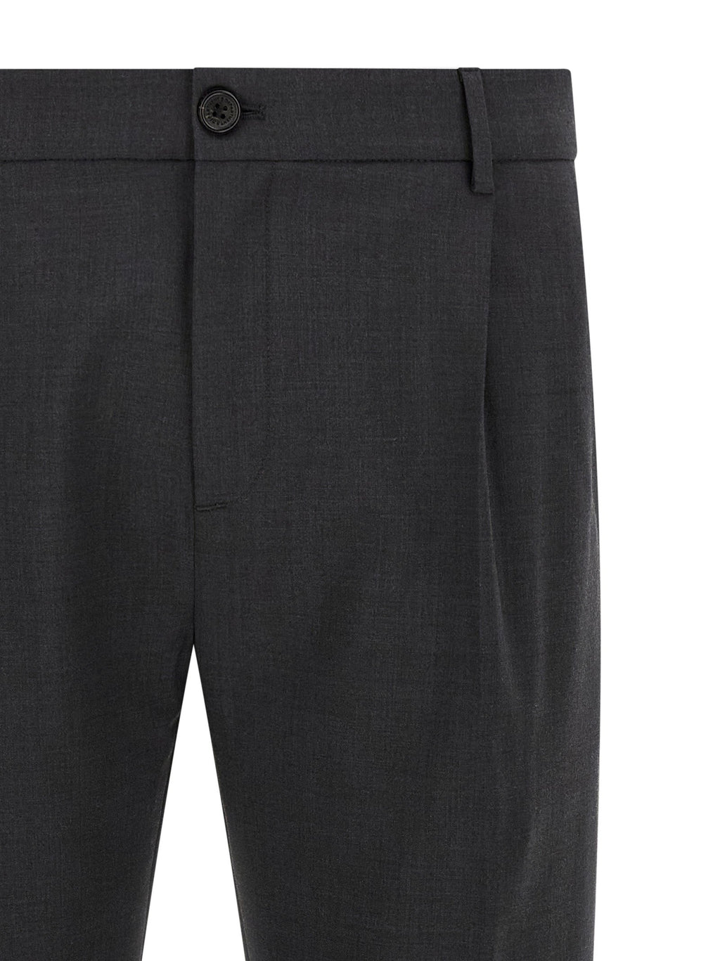 Department 5 Gray Virgin Wool Cropped Pants