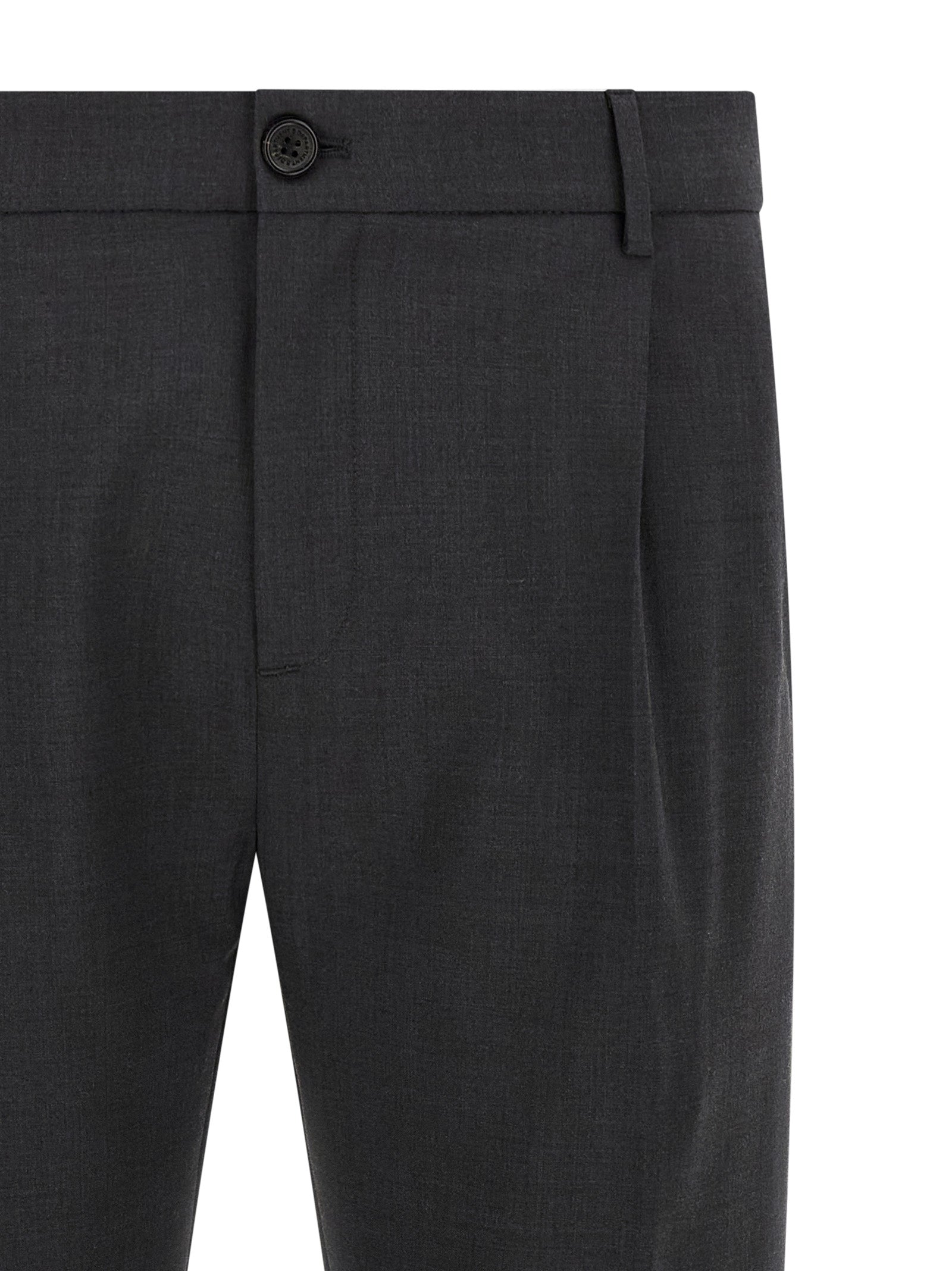 Department 5 Gray Virgin Wool Cropped Pants