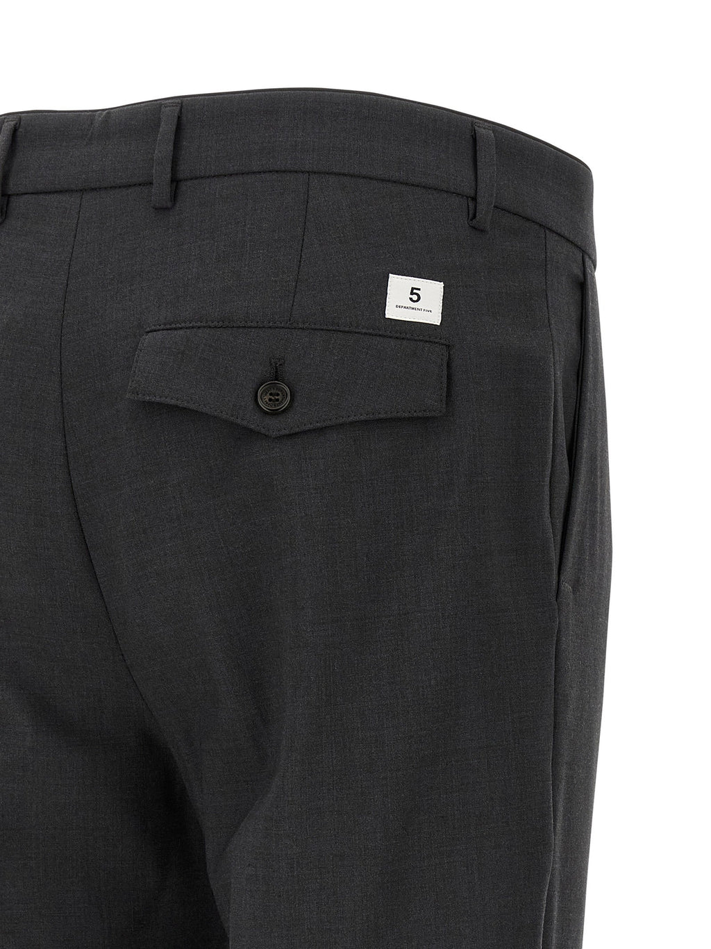 Department 5 Gray Virgin Wool Cropped Pants