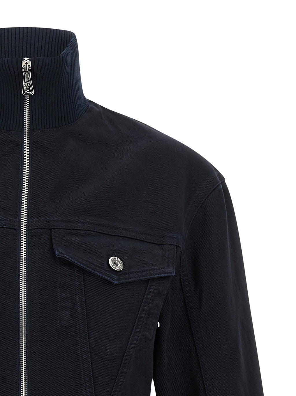 Jean Paul Gaultier Blue Cotton Denim Jacket
