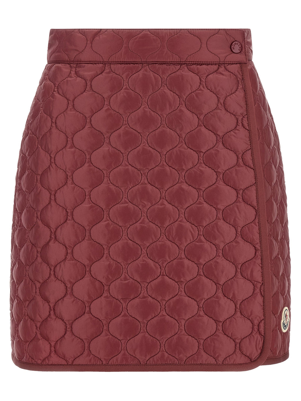 Moncler Bordeaux Polyamide Long Skirt