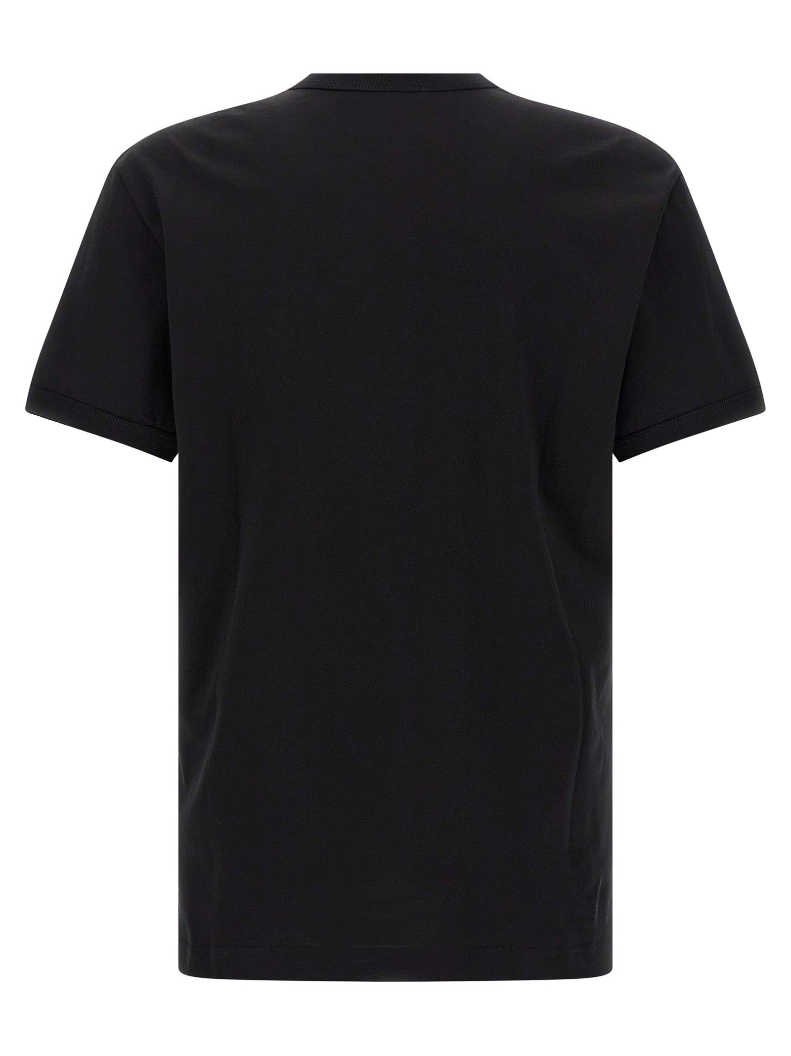 Dolce & Gabbana Black Cotton T-Shirt