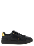 Balmain Black Lamb Leather Low Top Sneakers