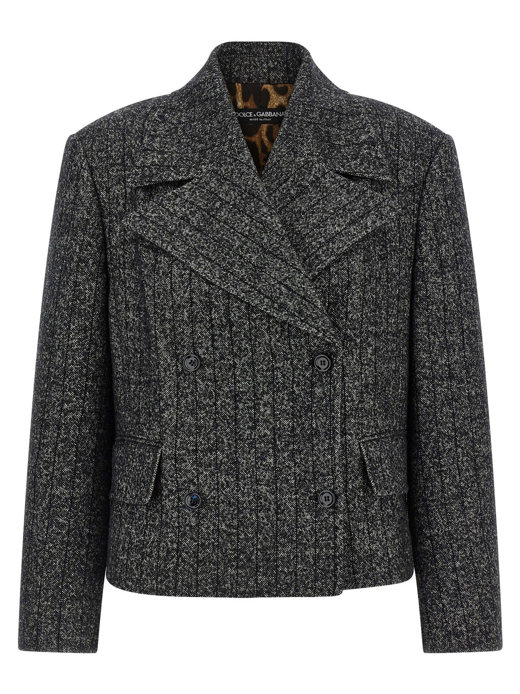 Dolce & Gabbana Bicolor Elastane Blazer