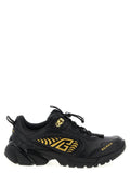 Balmain Black Nylon Athletic Sneakers