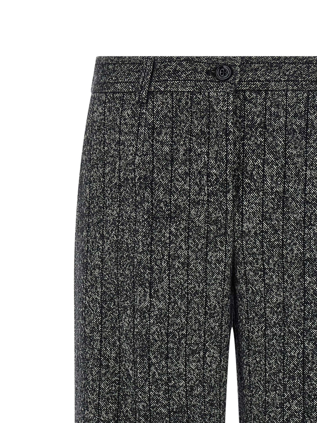 Dolce & Gabbana Bicolor Virgin Wool Casual Pants