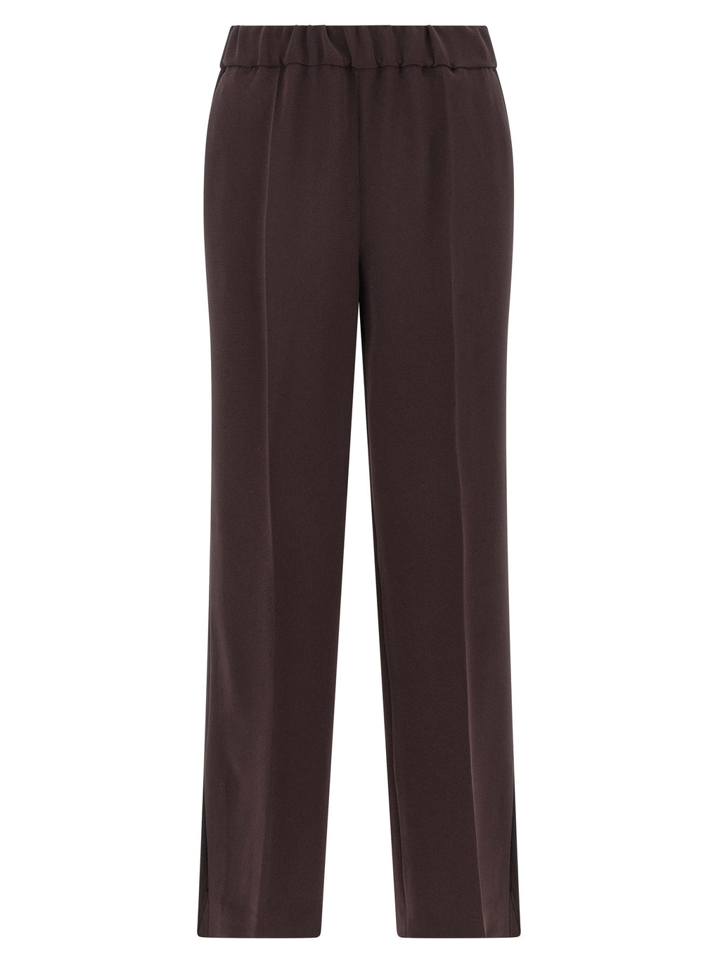 Alberto Biani Brown Triacetate Casual Pants