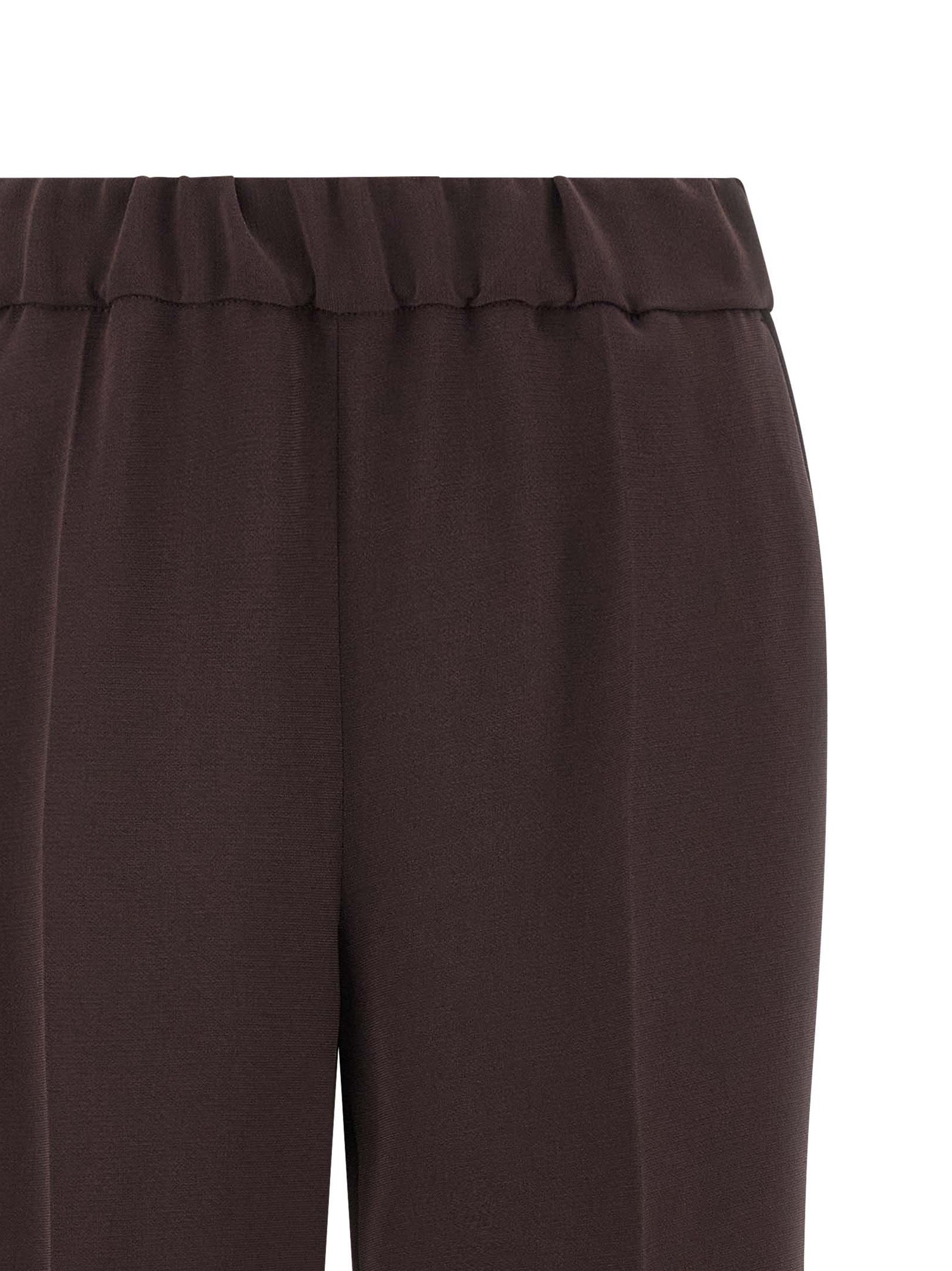 Alberto Biani Brown Triacetate Casual Pants