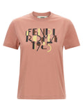 Fendi Multicolor Cotton T-Shirt