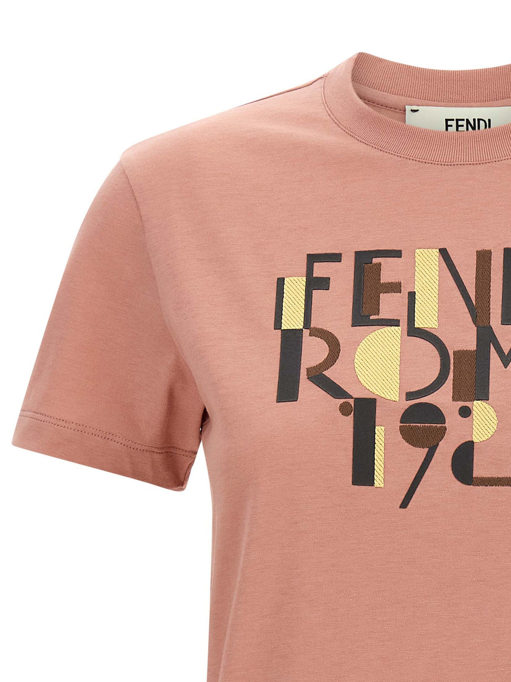 Fendi Multicolor Cotton T-Shirt