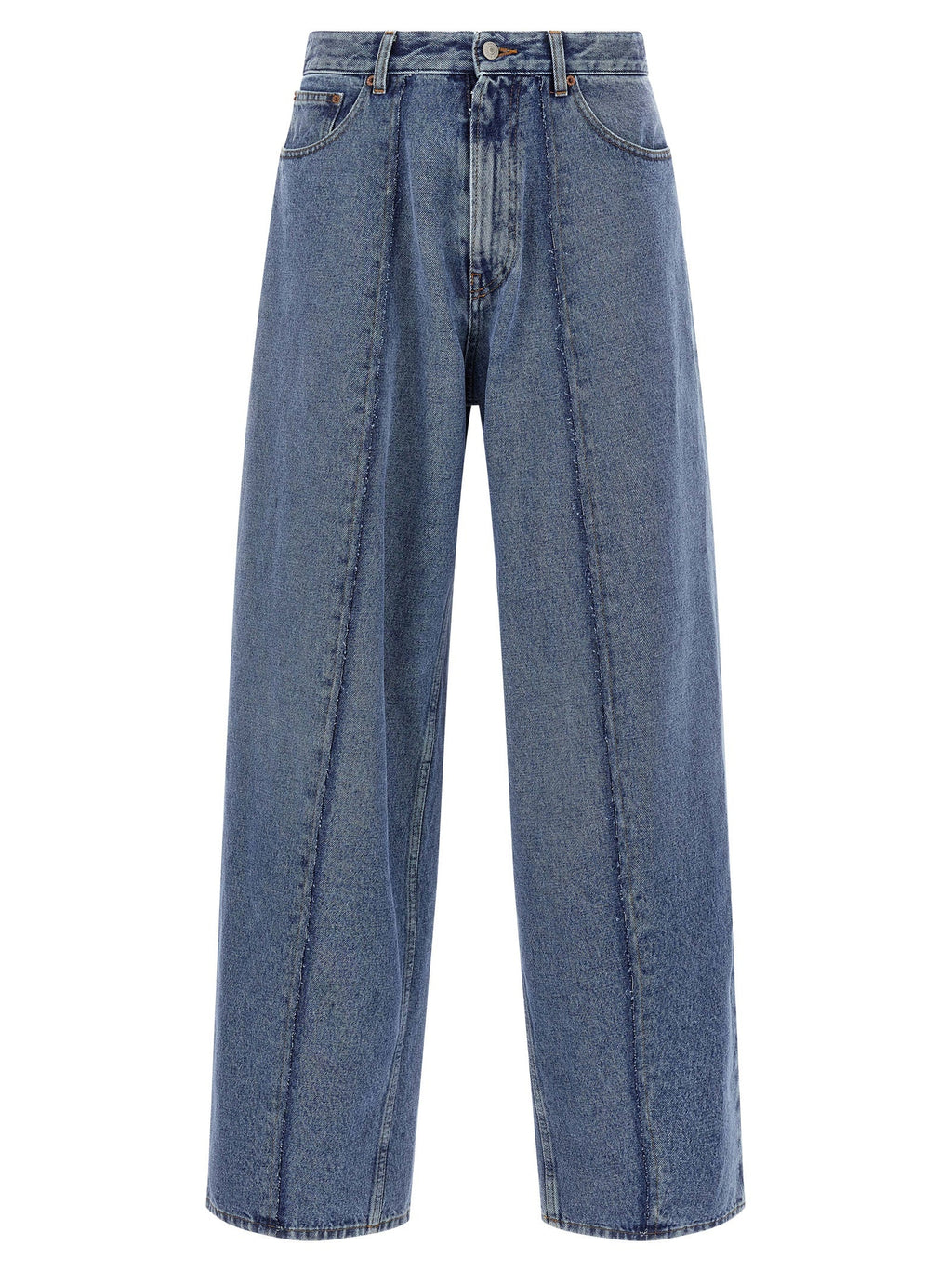 MM6 Maison Margiela Blue Cotton Jeans Denim
