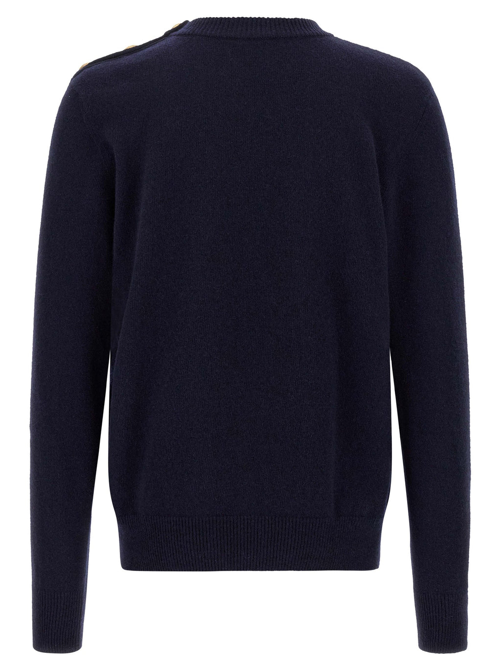 Balmain Blue Cashmere Cardigan