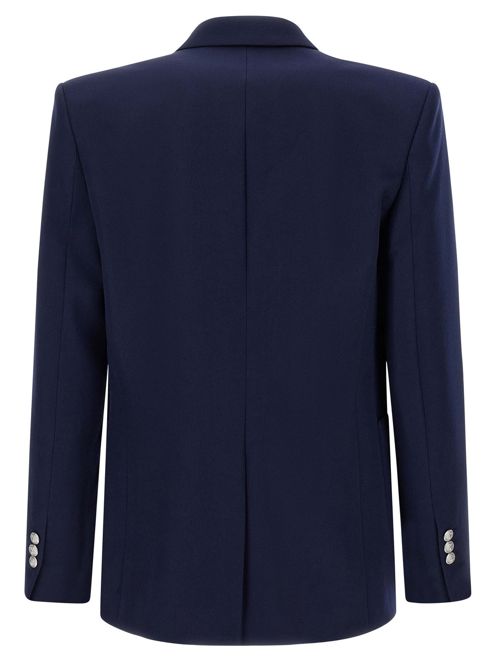 Balmain Blue Virgin Wool Blazer