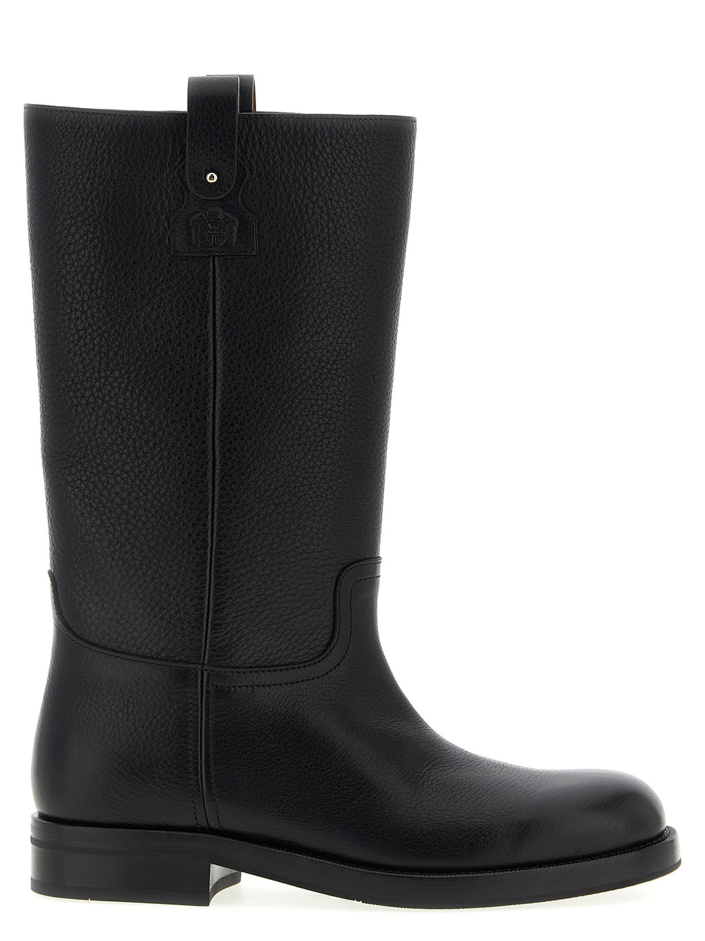 Church's Black Calfskin Over The Knee