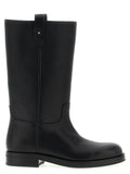 Church's Black Calfskin Over The Knee