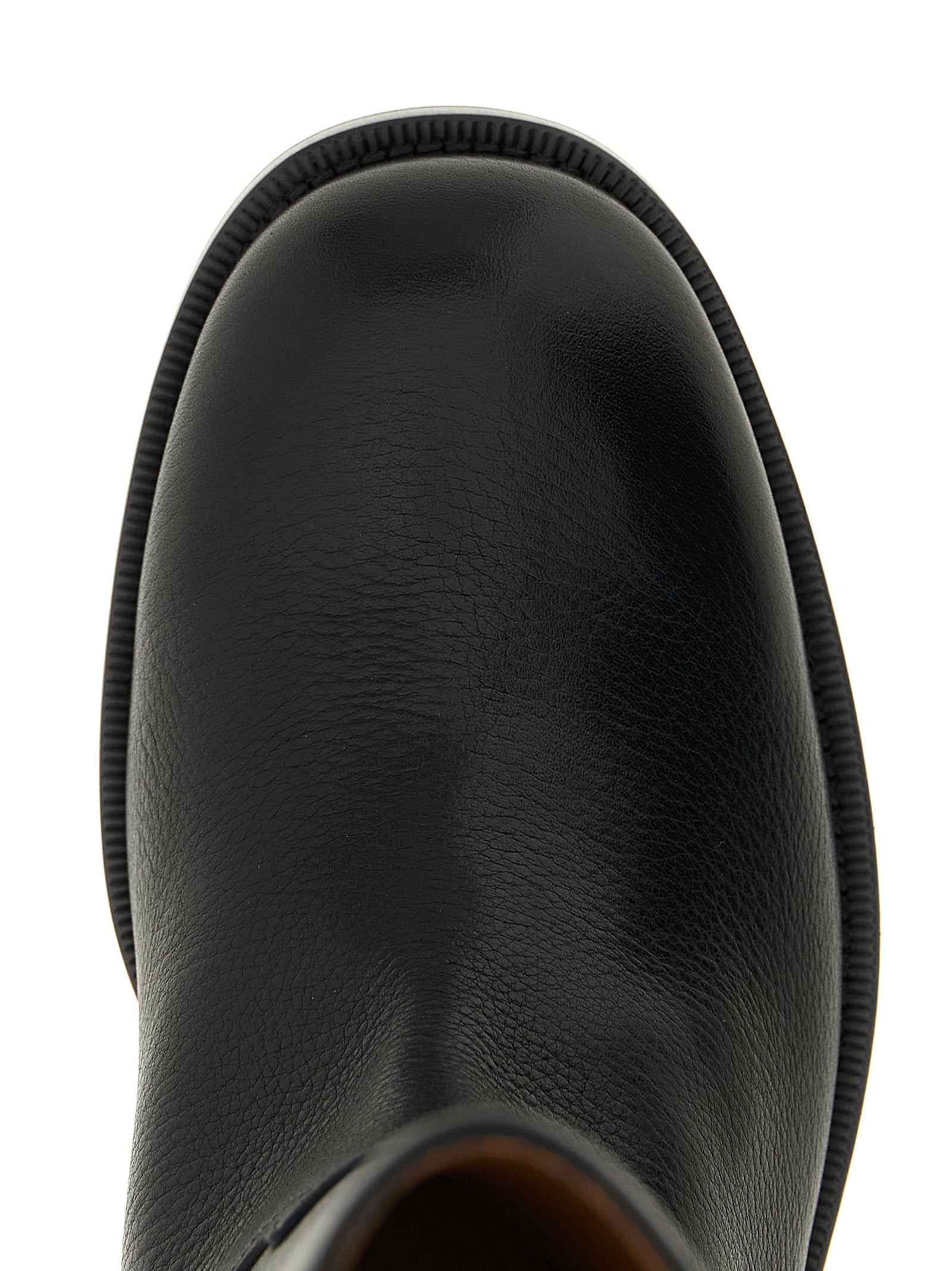 Church's Black Calfskin Over The Knee