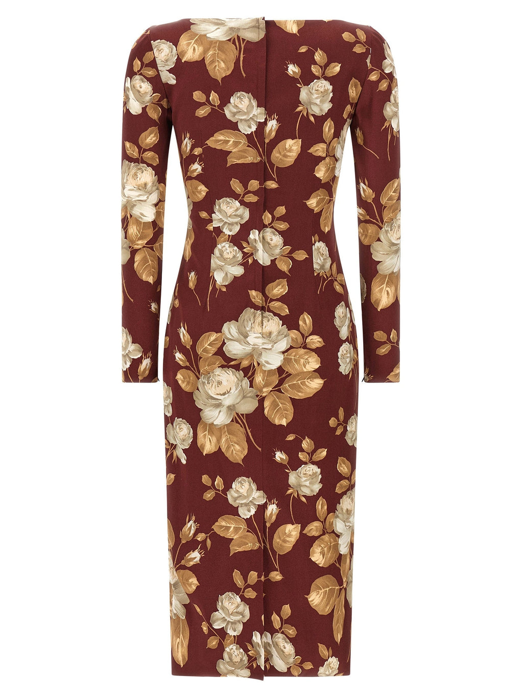 Dolce & Gabbana Multicolor Elastane Midi Dress