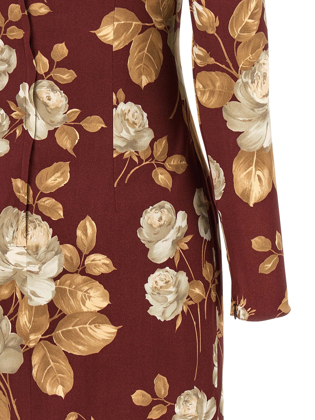 Dolce & Gabbana Multicolor Elastane Midi Dress