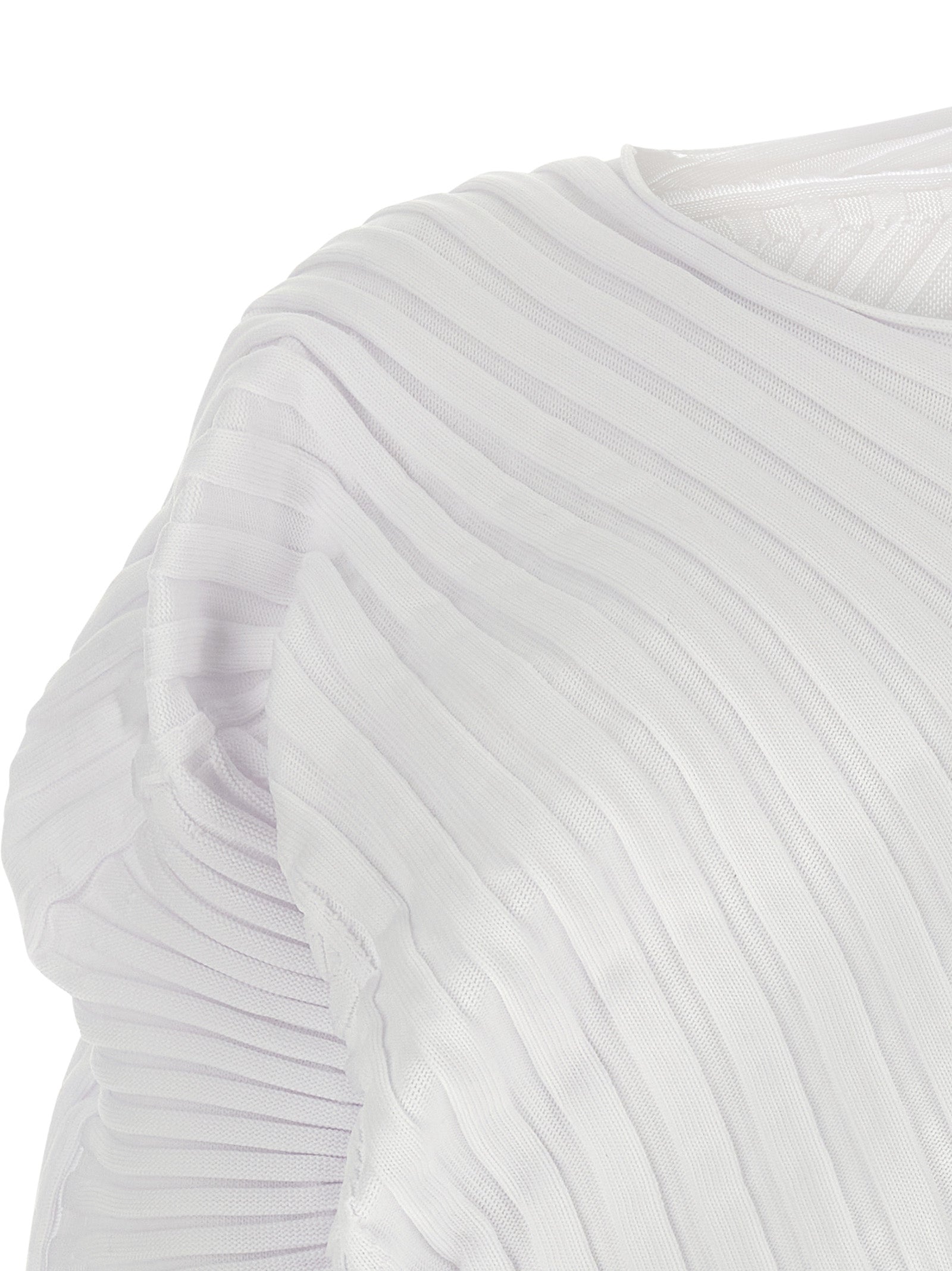 Issey Miyake White Polyester Casual Dress