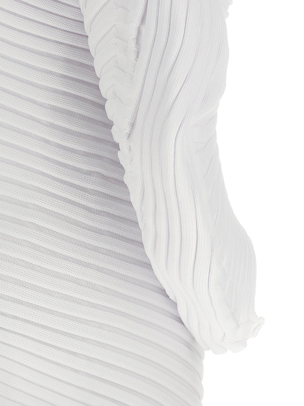 Issey Miyake White Polyester Casual Dress