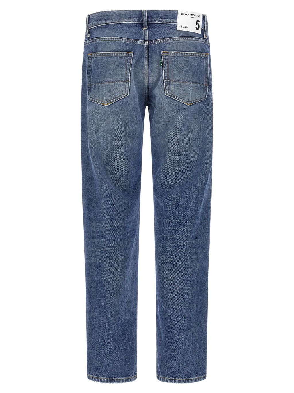 Department 5 Blue Cotton Straight-Leg Jeans
